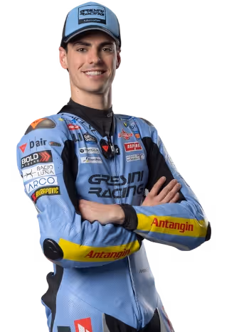 Fermín Aldeguer's racing helmet