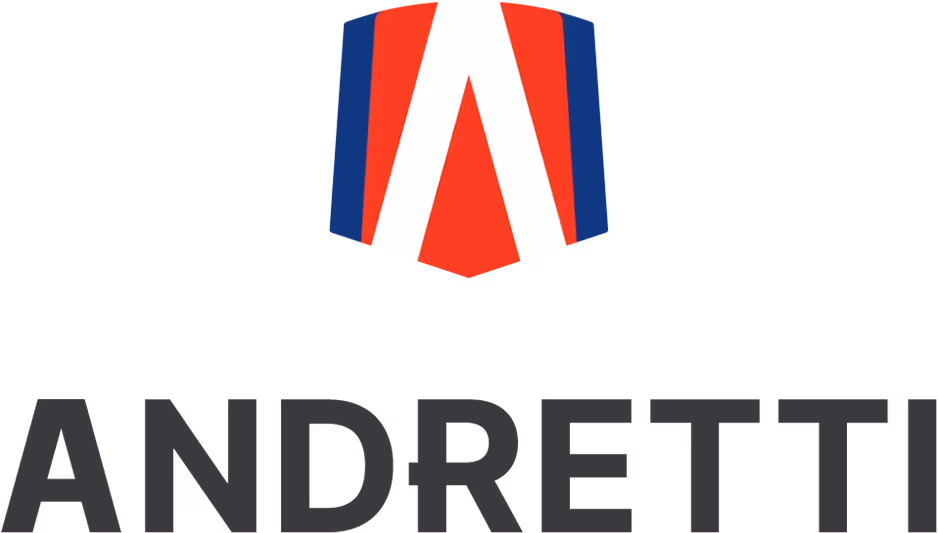 Andretti Global with Curb-Agajanian team logo