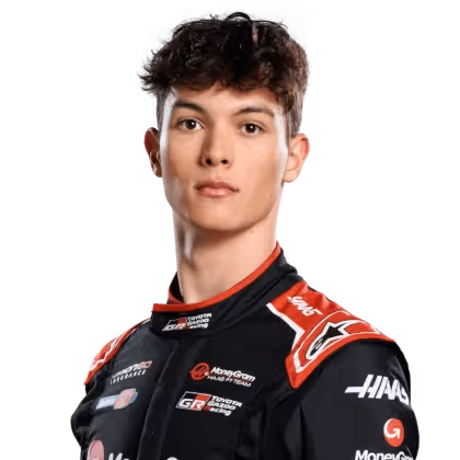 Oliver Bearman's racing helmet