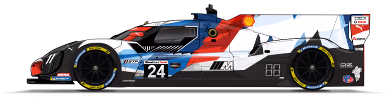 BMW M Team RLL #24 car