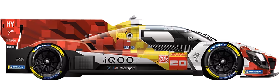 BMW M Team WRT #20 car