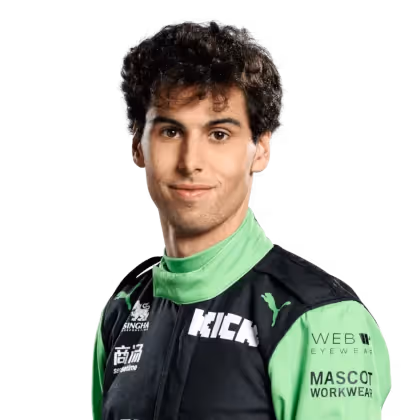 Gabriel Bortoleto's racing helmet