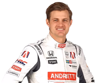 Marcus Ericsson's racing helmet