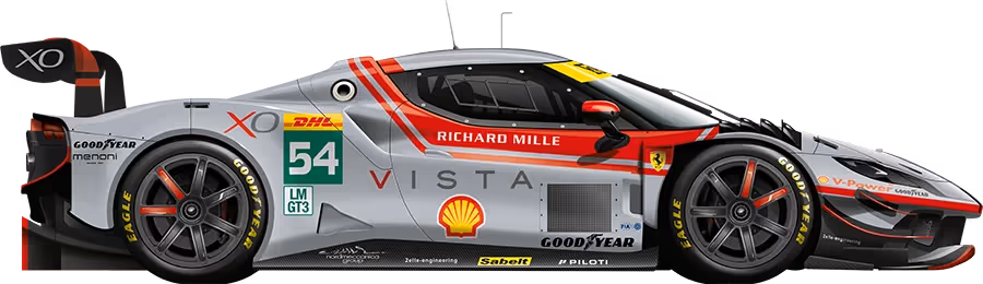 Vista AF Corse #54 car