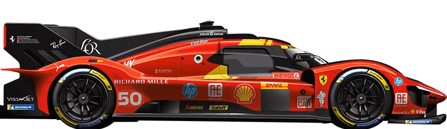 Ferrari AF Corse #50 car