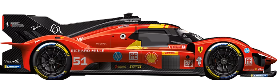 Ferrari AF Corse #51 car