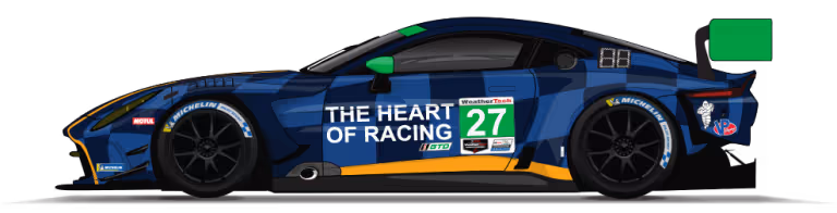 Heart of Racing Team #27 car
