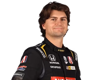 Colton Herta's racing helmet