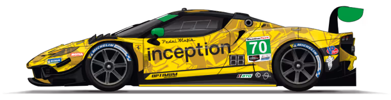 Inception Racing #70 car