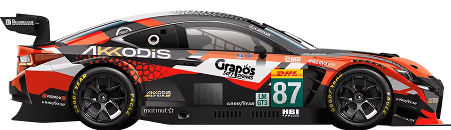 Akkodis ASP Team #87 car