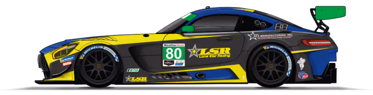 Lone Star Racing #80 car