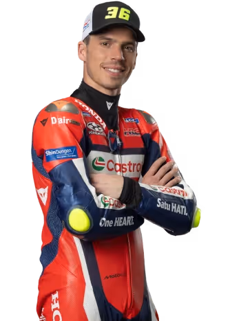 Joan Mir's racing helmet