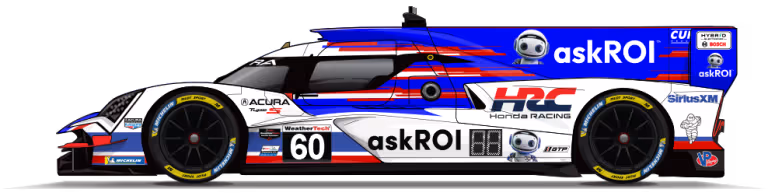 Acura Meyer Shank Racing with Curb-Agajanian #60 car