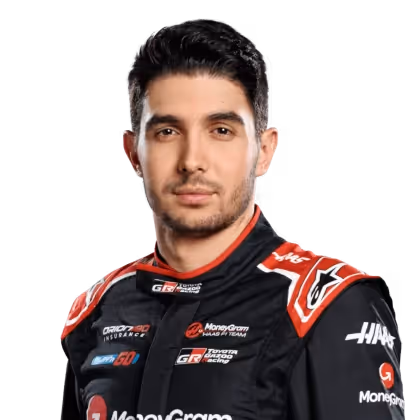 Esteban Ocon's racing helmet