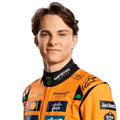 Oscar Piastri's racing helmet