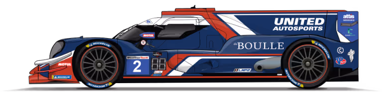 United Autosports USA #2 car