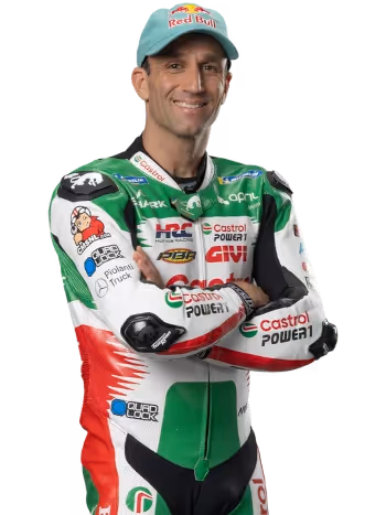 Johann Zarco's racing helmet